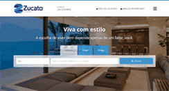 Desktop Screenshot of imobiliariazucato.com.br